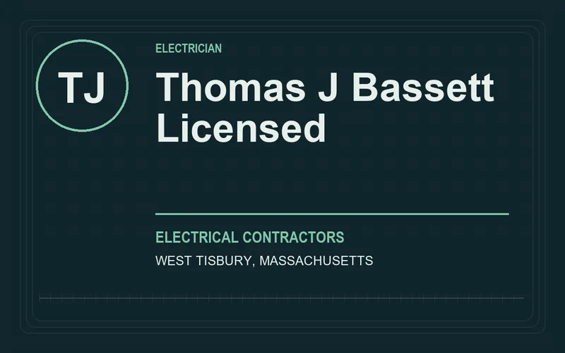 Thomas J Bassett Licensed in West Tisbury, Massachusetts