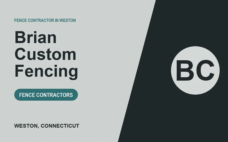 Brian Custom Fencing in Weston, Connecticut
