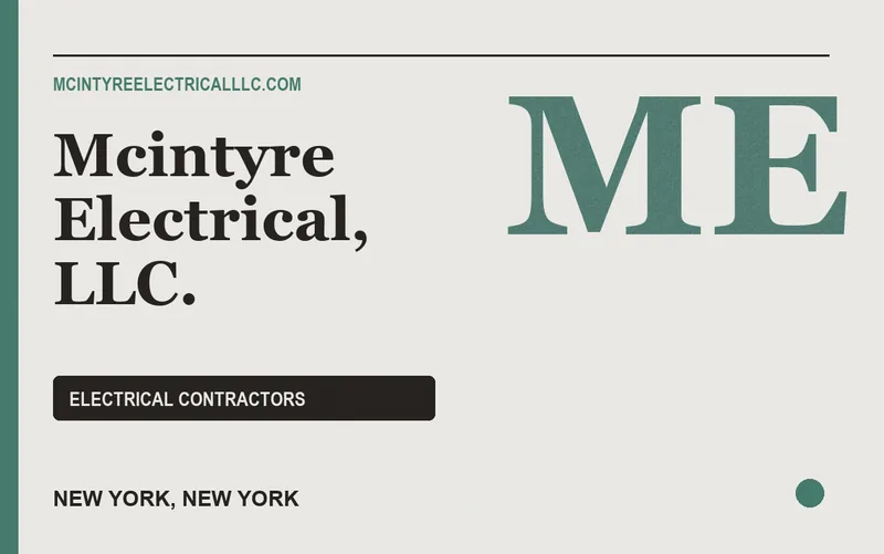 Mcintyre Electrical, LLC. in New York, New York