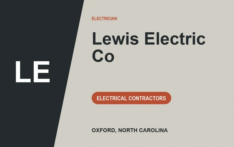 Lewis Electric Co in Oxford, North Carolina