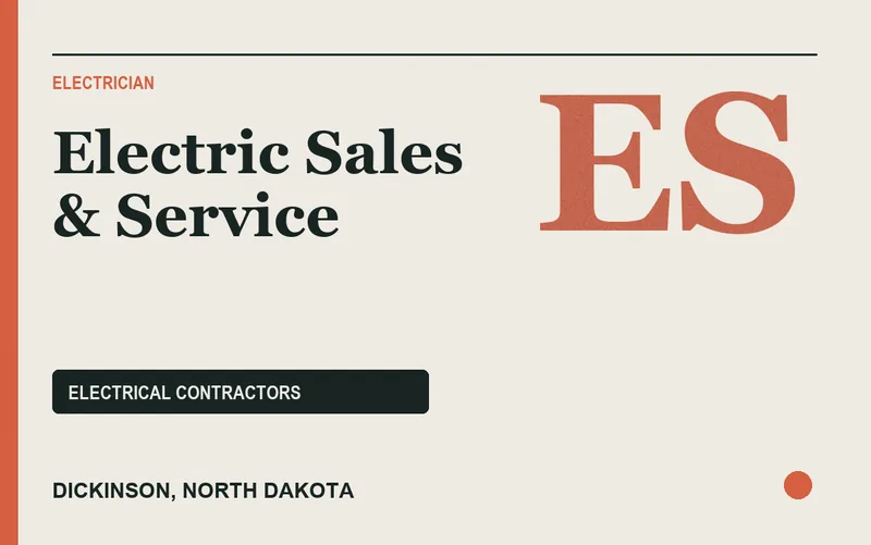 Electric Sales & Service in Dickinson, North Dakota