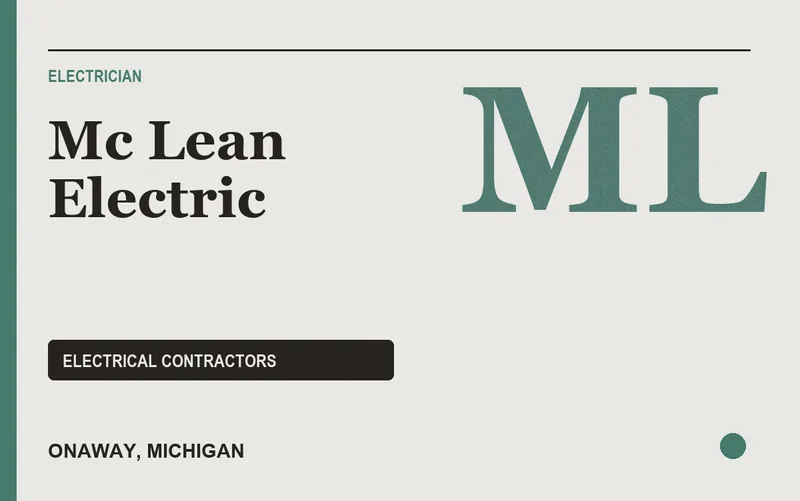 Mc Lean Electric in Onaway, Michigan
