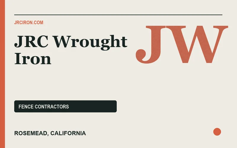 JRC Wrought Iron in Rosemead, California