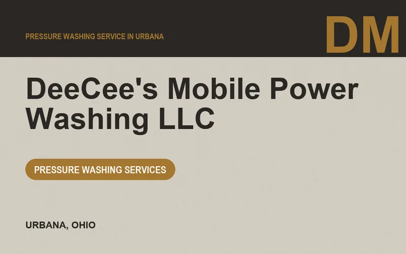 DeeCee's Mobile Power Washing LLC in Urbana, Ohio