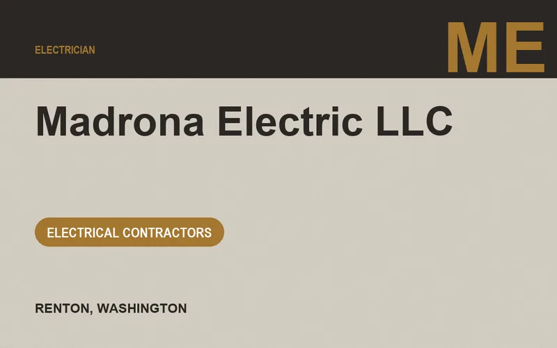 Madrona Electric LLC in Renton, Washington