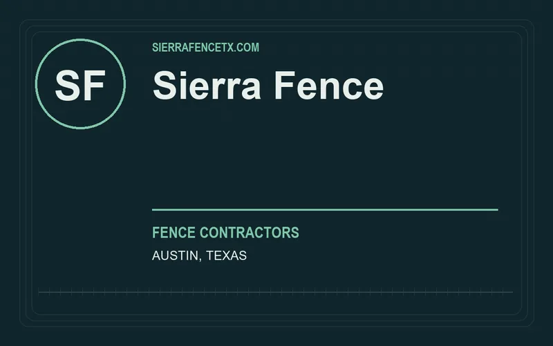 Sierra Fence in Austin, Texas