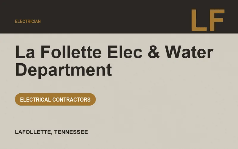 La Follette Elec & Water Department in LaFollette, Tennessee