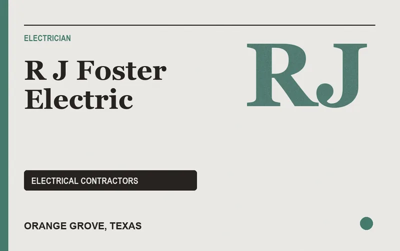 R J Foster Electric in Orange Grove, Texas
