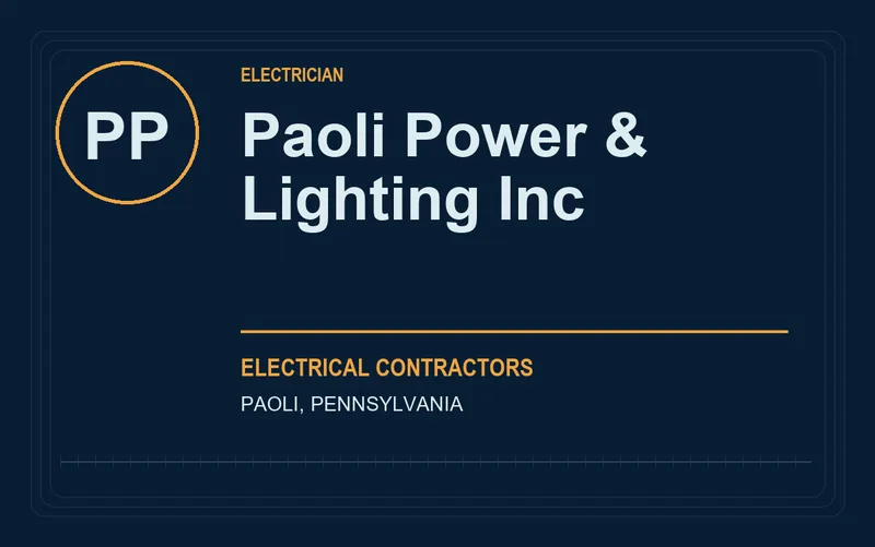 Paoli Power & Lighting Inc in Paoli, Pennsylvania