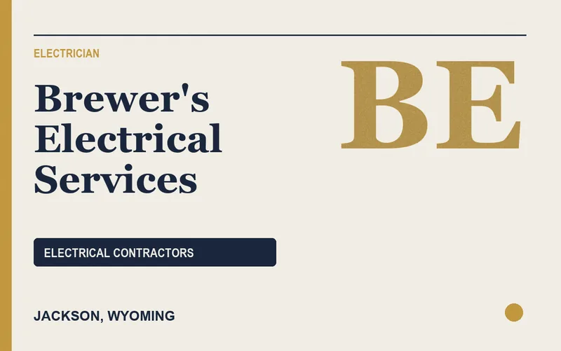 Brewer's Electrical Services in Jackson, Wyoming