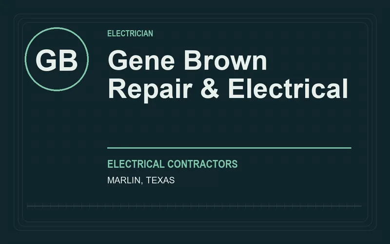 Gene Brown Repair & Electrical in Marlin, Texas