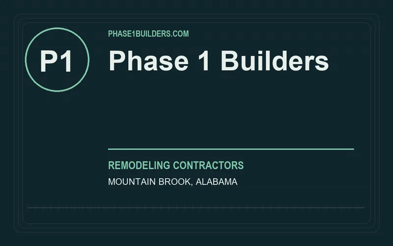 Phase 1 Builders in Mountain Brook, Alabama