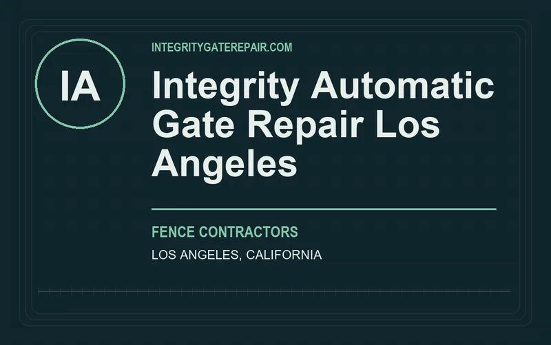 Integrity Automatic Gate Repair Los Angeles in Los Angeles, California