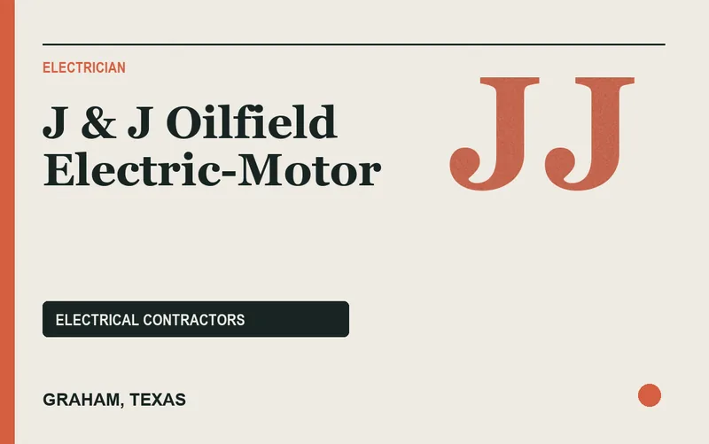 J & J Oilfield Electric-Motor in Graham, Texas