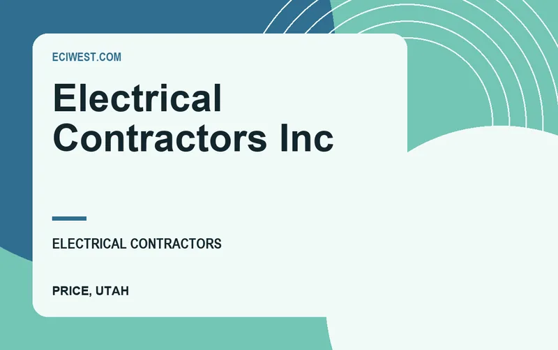 Electrical Contractors Inc in Price, Utah