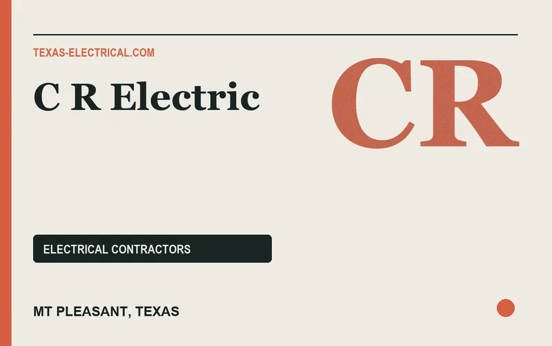 C R Electric in Mt Pleasant, Texas