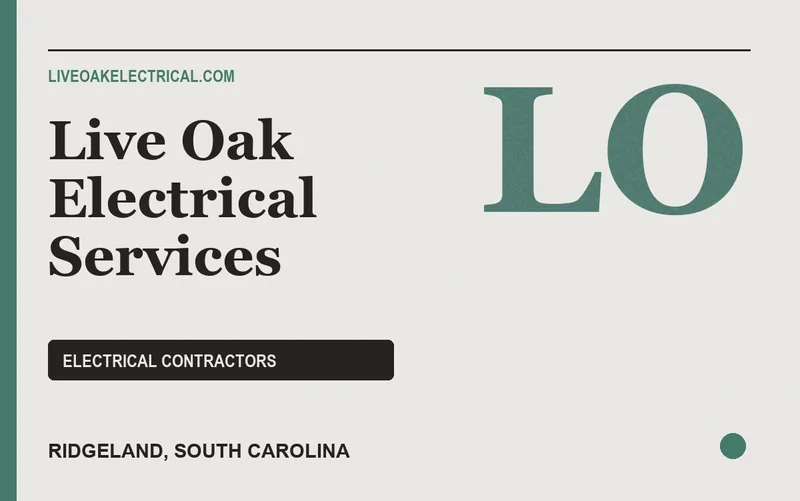Live Oak Electrical Services in Ridgeland, South Carolina
