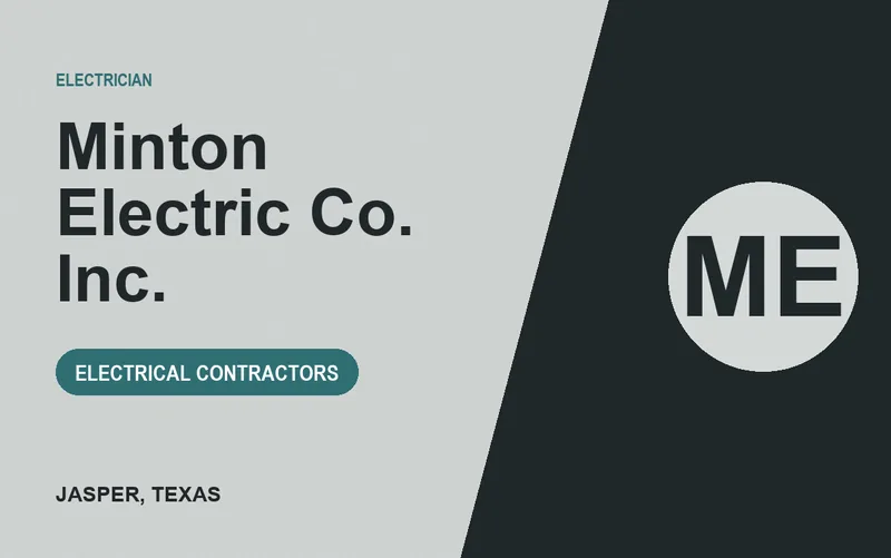Minton Electric Co. Inc. in Jasper, Texas