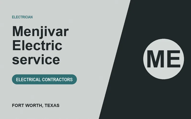 Menjivar Electric service in Fort Worth, Texas