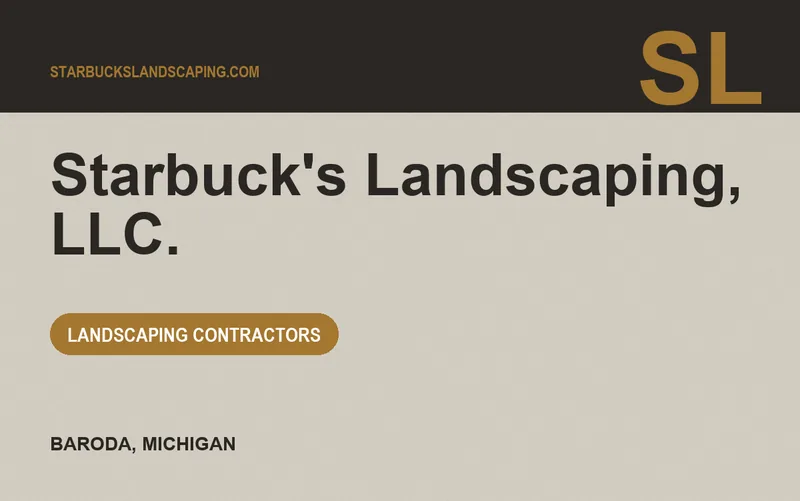 Starbuck's Landscaping, L.L.C. in Baroda, Michigan