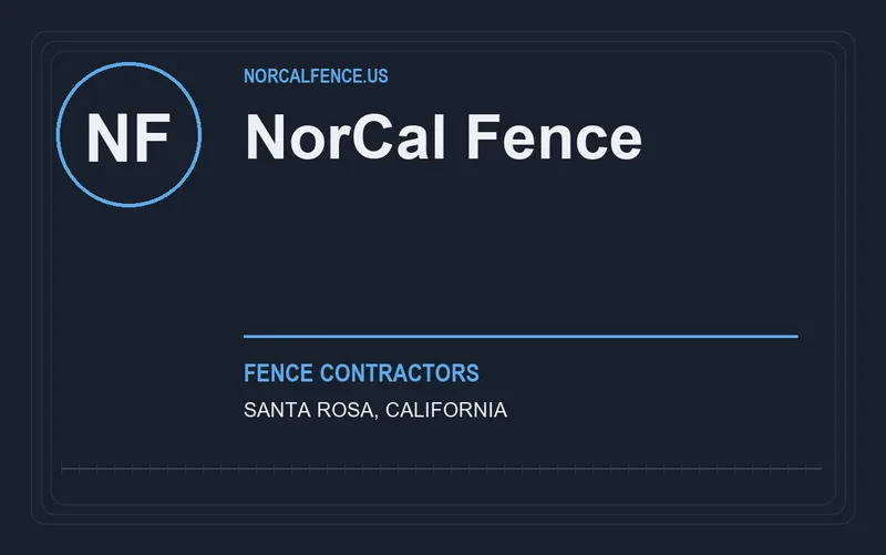 NorCal Fence in Santa Rosa, California