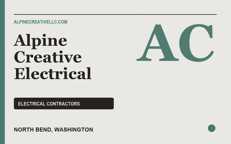 Alpine Creative Electrical in North Bend, Washington