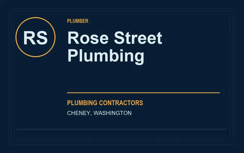 Rose Street Plumbing in Cheney, Washington