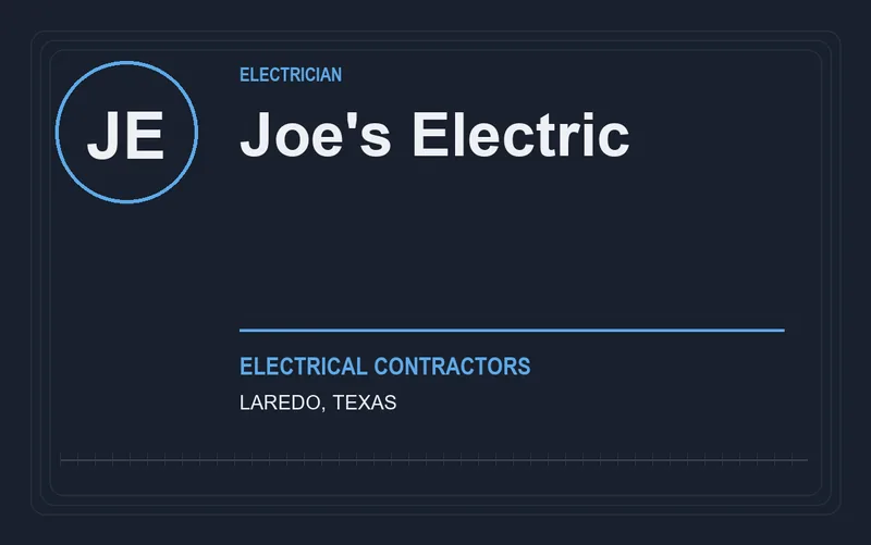 Joe's Electric in Laredo, Texas