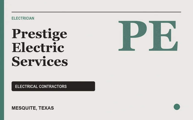 Prestige Electric Services in Mesquite, Texas