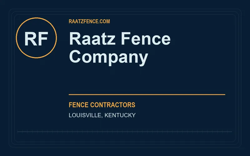 Raatz Fence Company in Louisville, Kentucky