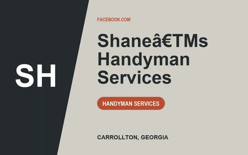 Shaneâ€TMs Handyman Services in Carrollton, Georgia