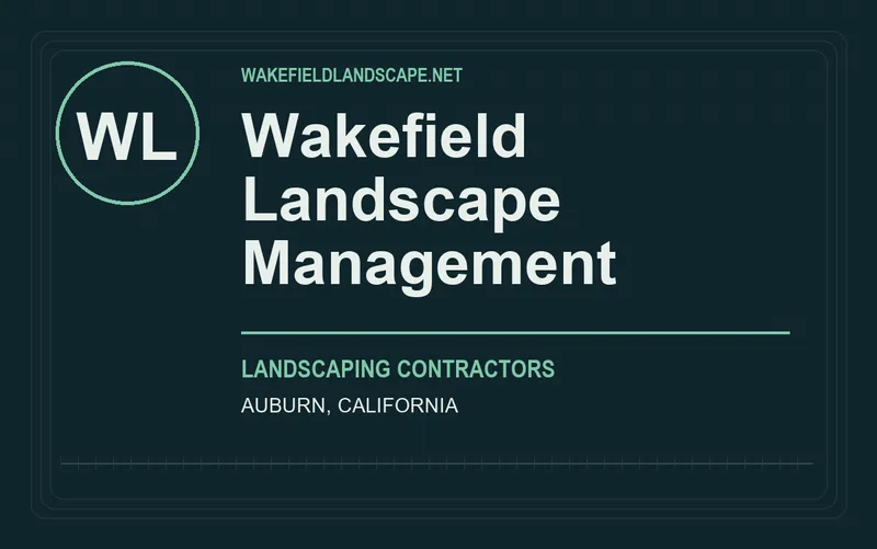 Wakefield Landscape Management in Auburn, California