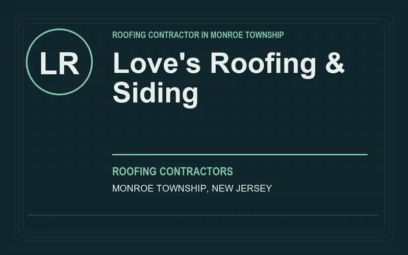 Love's Roofing & Siding in Monroe Township, New Jersey