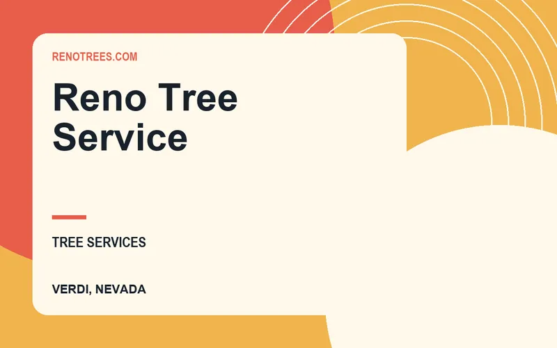 Reno Tree Service in Verdi, Nevada