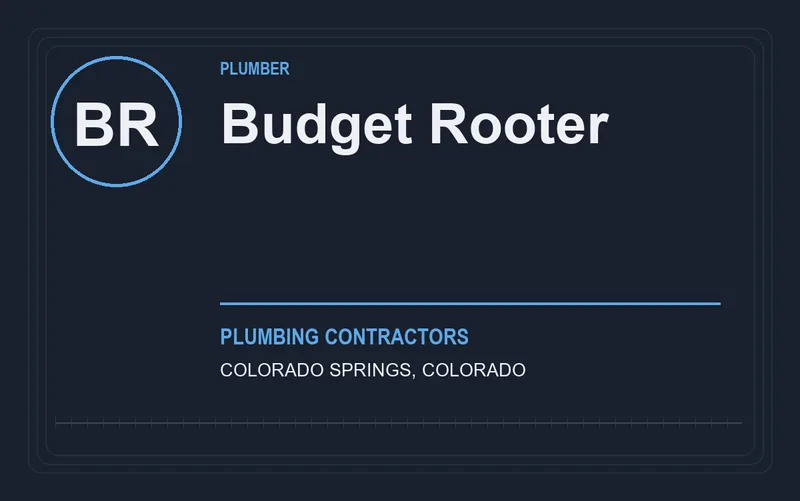 Budget Rooter in Colorado Springs, Colorado