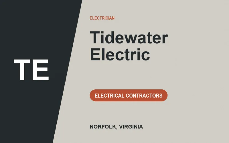 Tidewater Electric in Norfolk, Virginia
