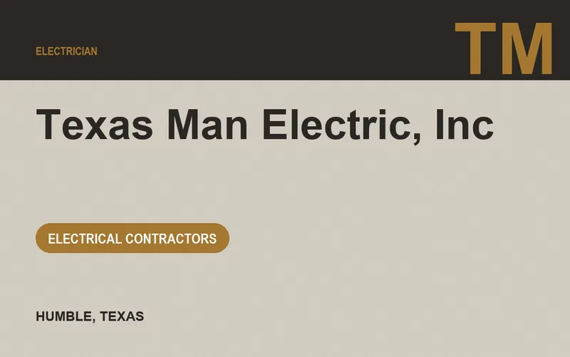 Texas Man Electric, Inc in Humble, Texas