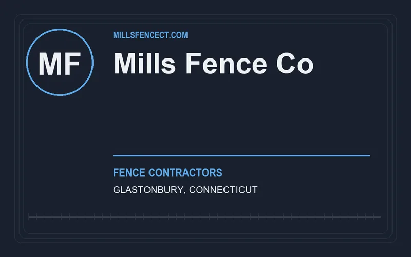 Mills Fence Co in Glastonbury, Connecticut