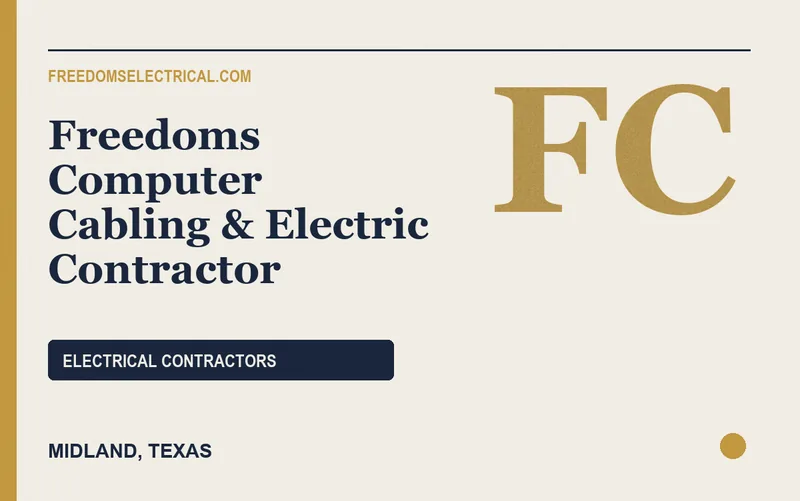 Freedoms Computer Cabling & Electric Contractor in Midland, Texas