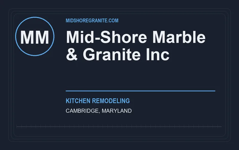 Mid-Shore Marble & Granite Inc in Cambridge, Maryland