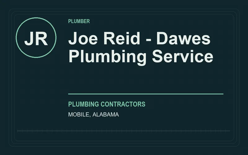 Joe Reid - Dawes Plumbing Service in Mobile, Alabama
