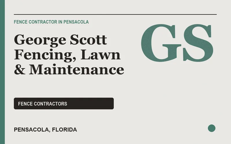 George Scott Fencing, Lawn & Maintenance in Pensacola, Florida