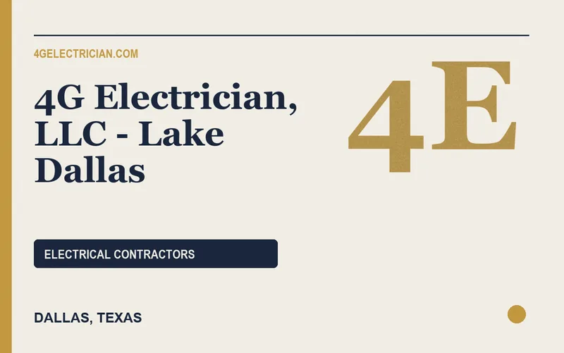 4G Electrician, LLC - Lake Dallas in Dallas, Texas