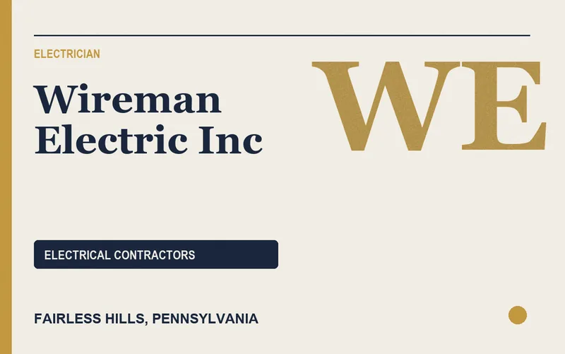 Wireman Electric Inc in Fairless Hills, Pennsylvania