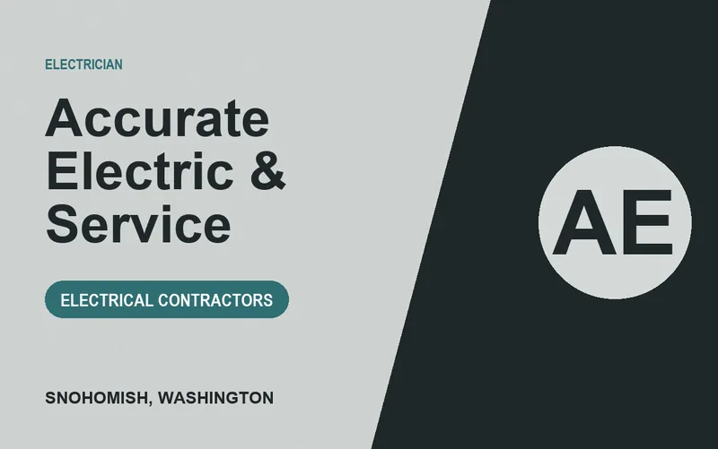 Accurate Electric & Service in Snohomish, Washington
