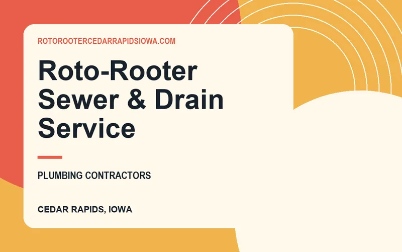 Roto-Rooter Sewer & Drain Service in Cedar Rapids, Iowa