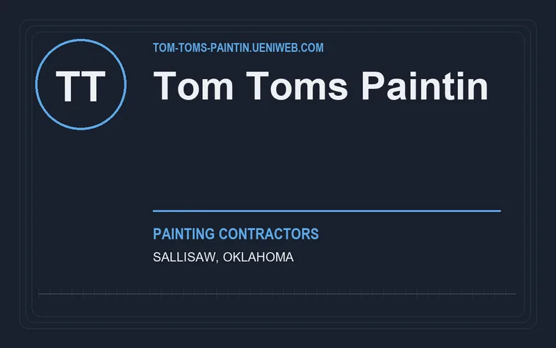 tom toms paintin in Sallisaw, Oklahoma