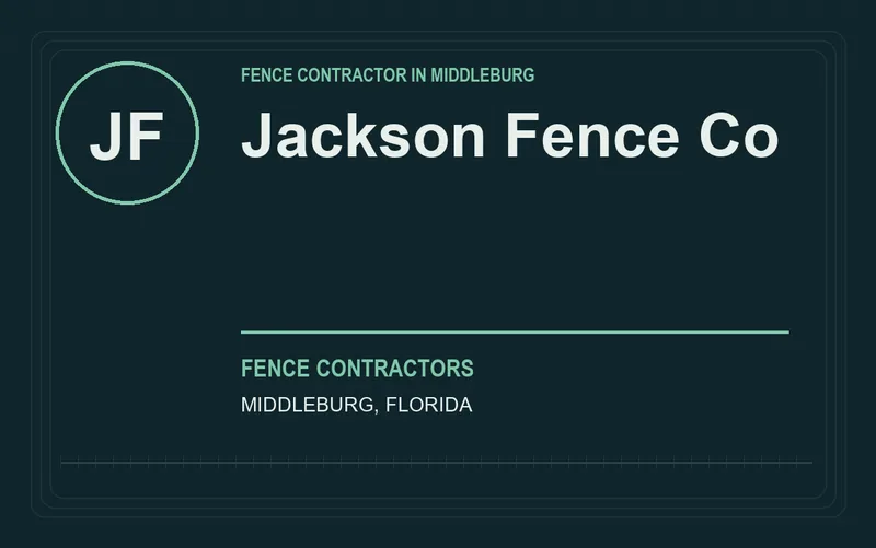 Jackson Fence Co in Middleburg, Florida