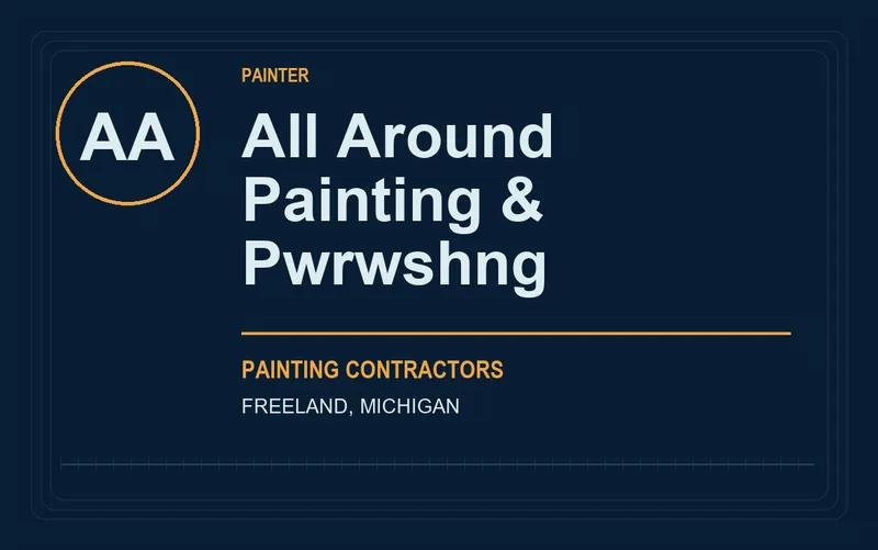 All Around Painting & Pwrwshng in Freeland, Michigan