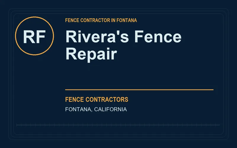 Rivera's Fence Repair in Fontana, California
